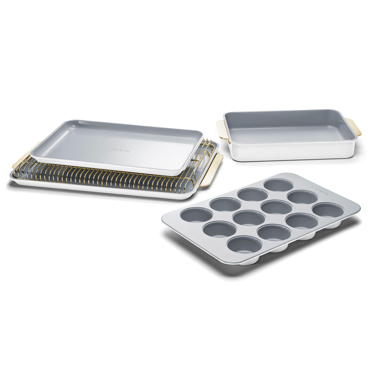 Caraway Nonstick Ceramic-Coated Bakeware Set for Baking