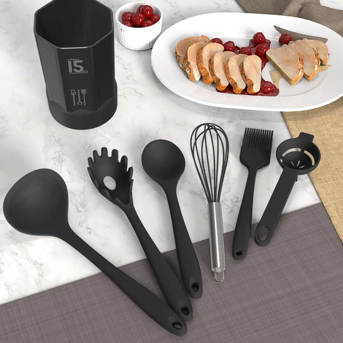 Silicone Cooking Utensils Set