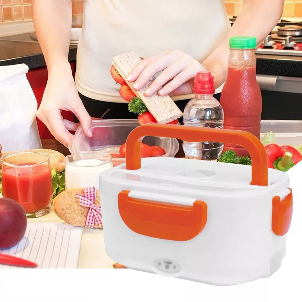 FH 2-in-1 Portable Electric Heated Bento Lunch Box