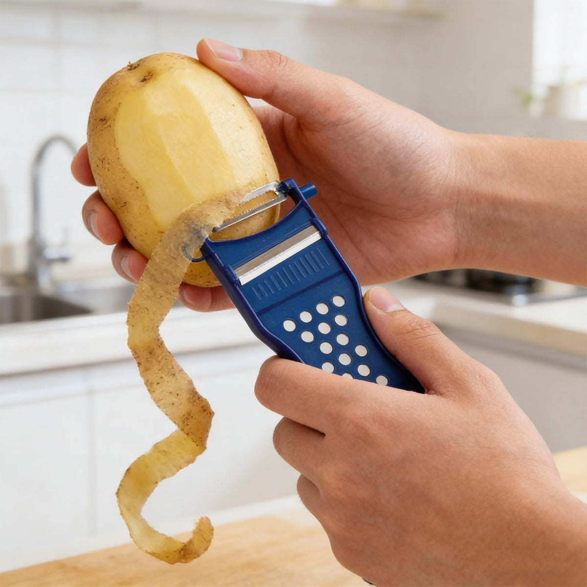6-in-1 Vegetable Peeler, Slicer & Julienne Shredder