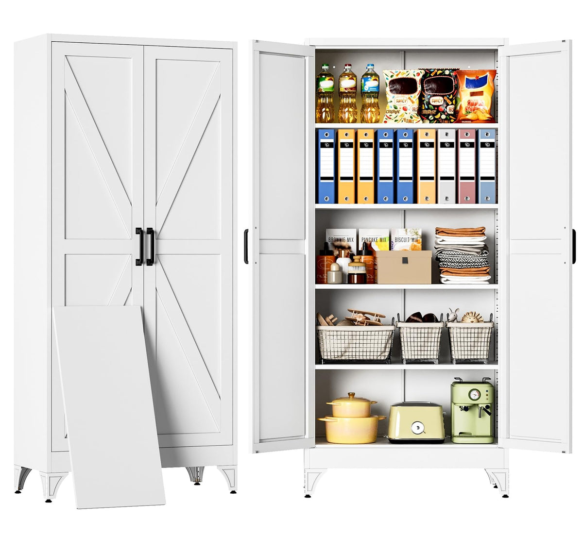 SISESOL Multipurpose Storage Cabinet for Kitchen & Home