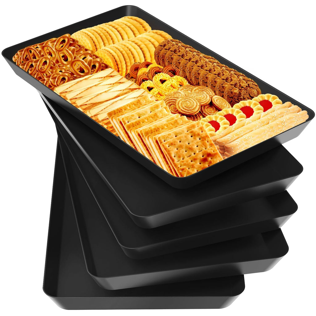 WOWBOX Serving Tray for Entertaining, Serving Platters for Snacks, Fruit, Cookies, Dessert