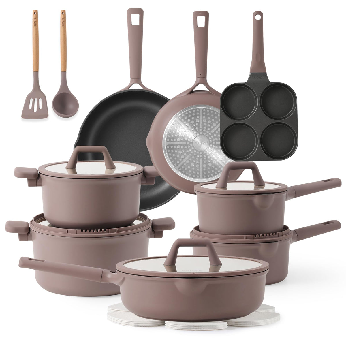 CAROTE Nonstick Pots & Pans Cookware Set