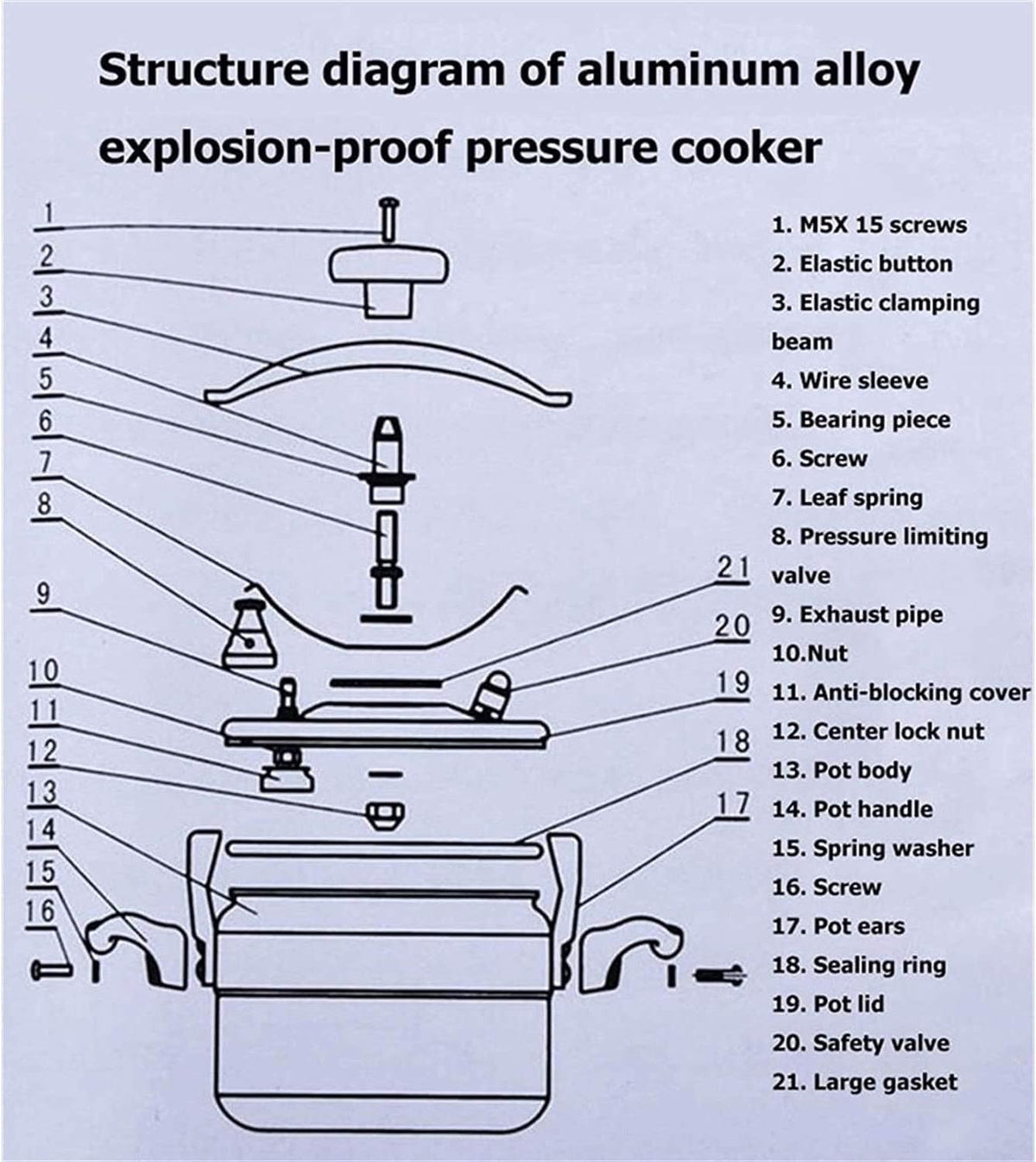 50L Large-Capacity Electric Pressure Cooker & Hot Pot