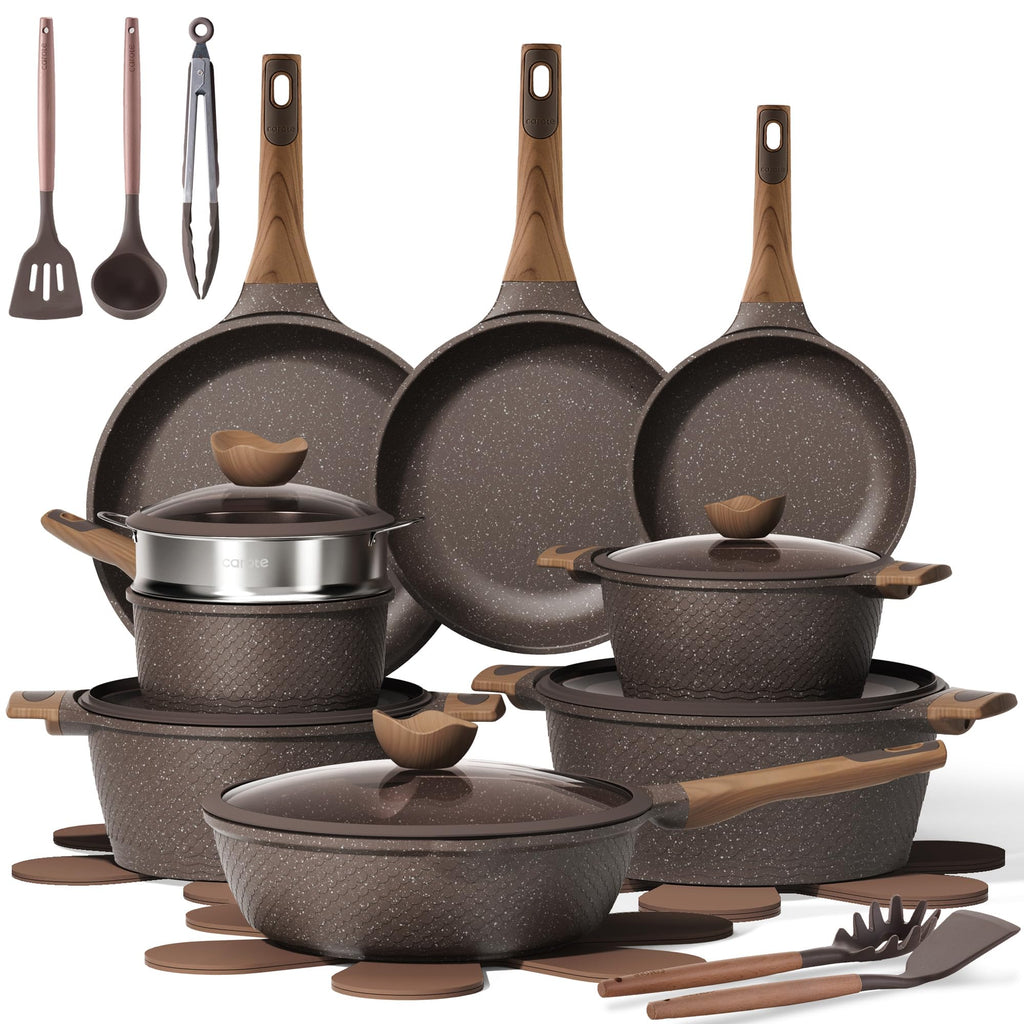 CAROTE Nonstick Pots & Pans Cookware Set