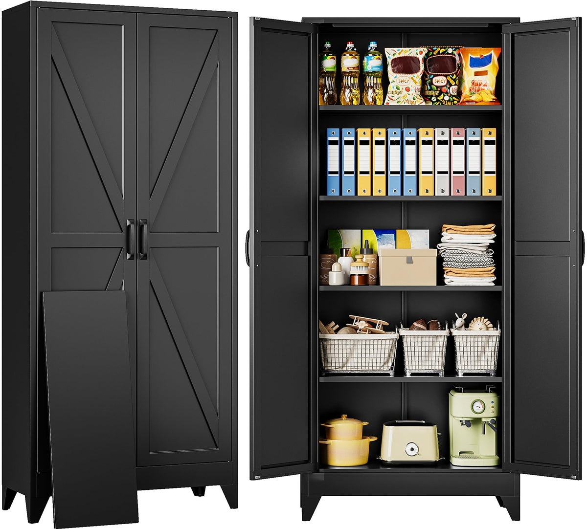 SISESOL Multipurpose Storage Cabinet for Kitchen & Home