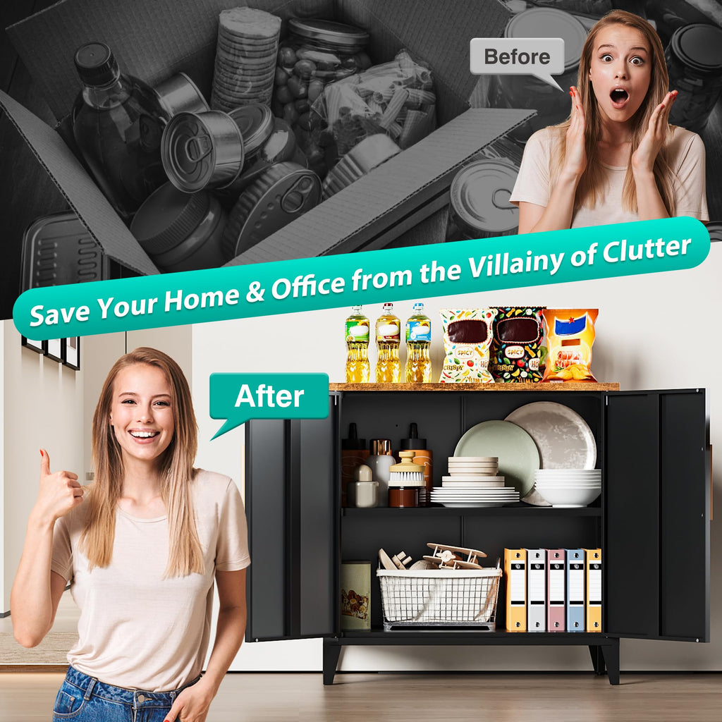 SISESOL Multipurpose Storage Cabinet for Kitchen & Home