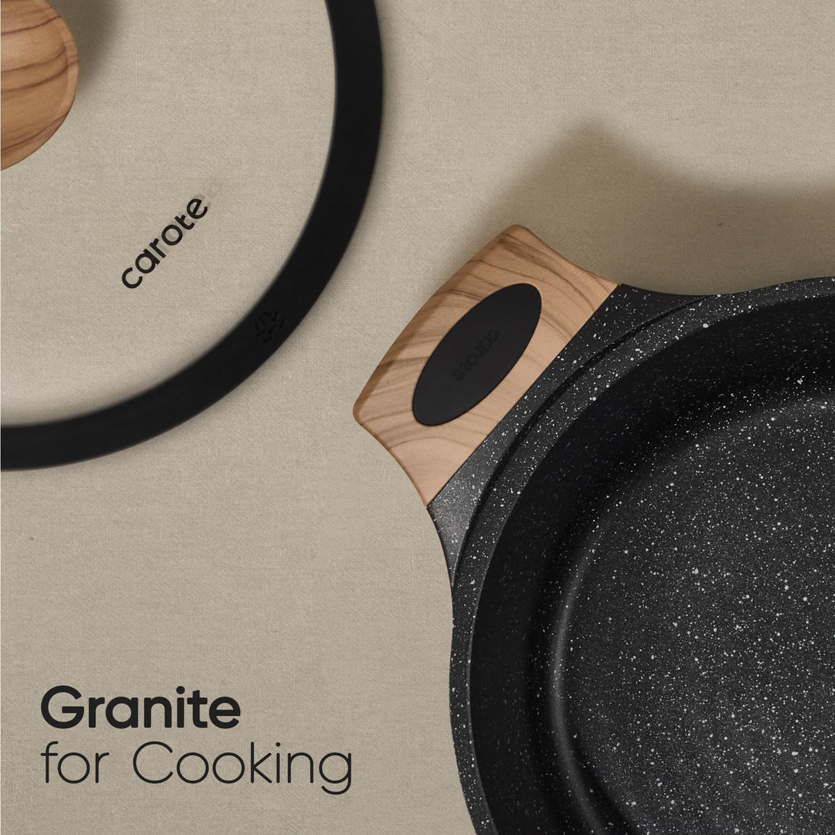 CAROTE Nonstick Pots & Pans Cookware Set
