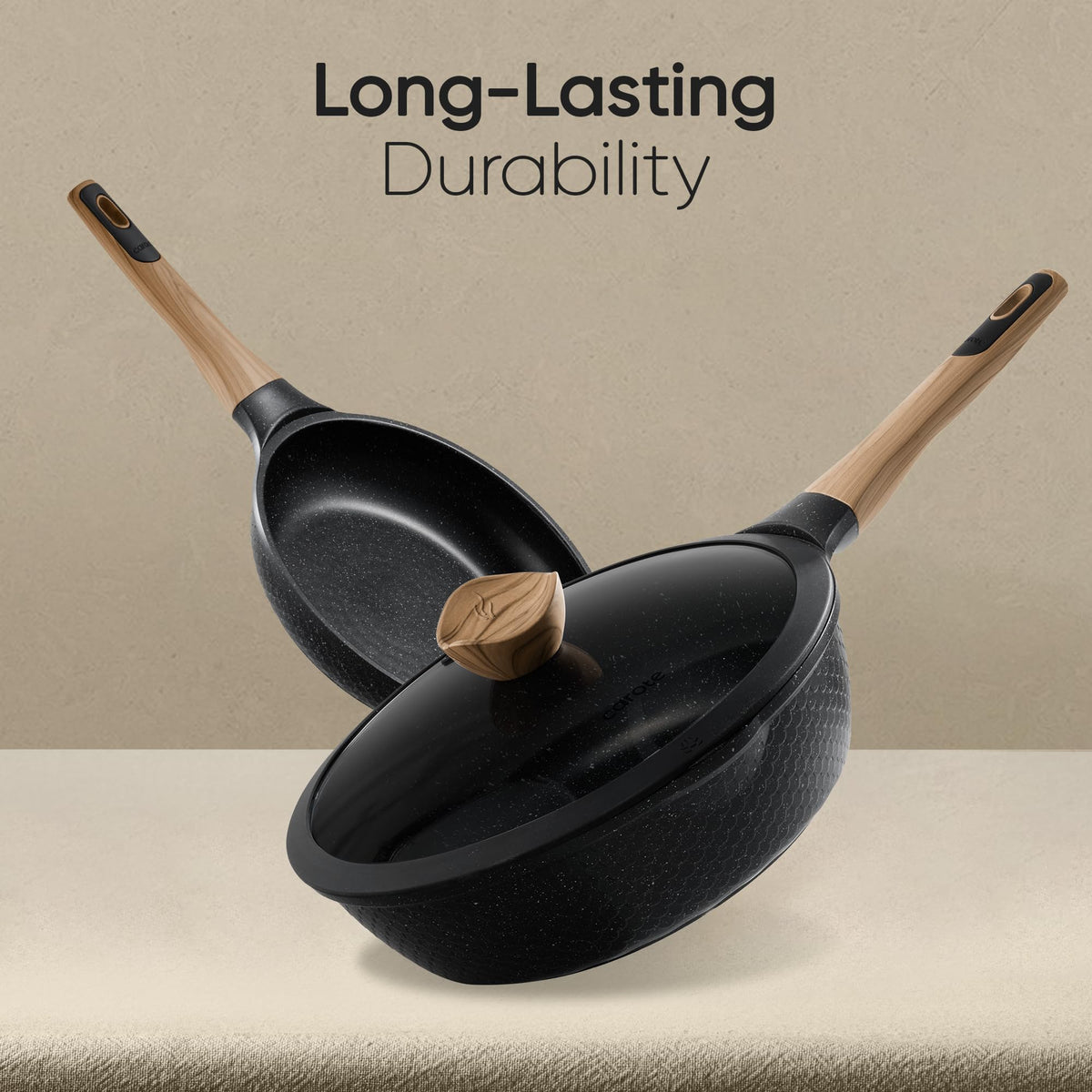 CAROTE Nonstick Pots & Pans Cookware Set