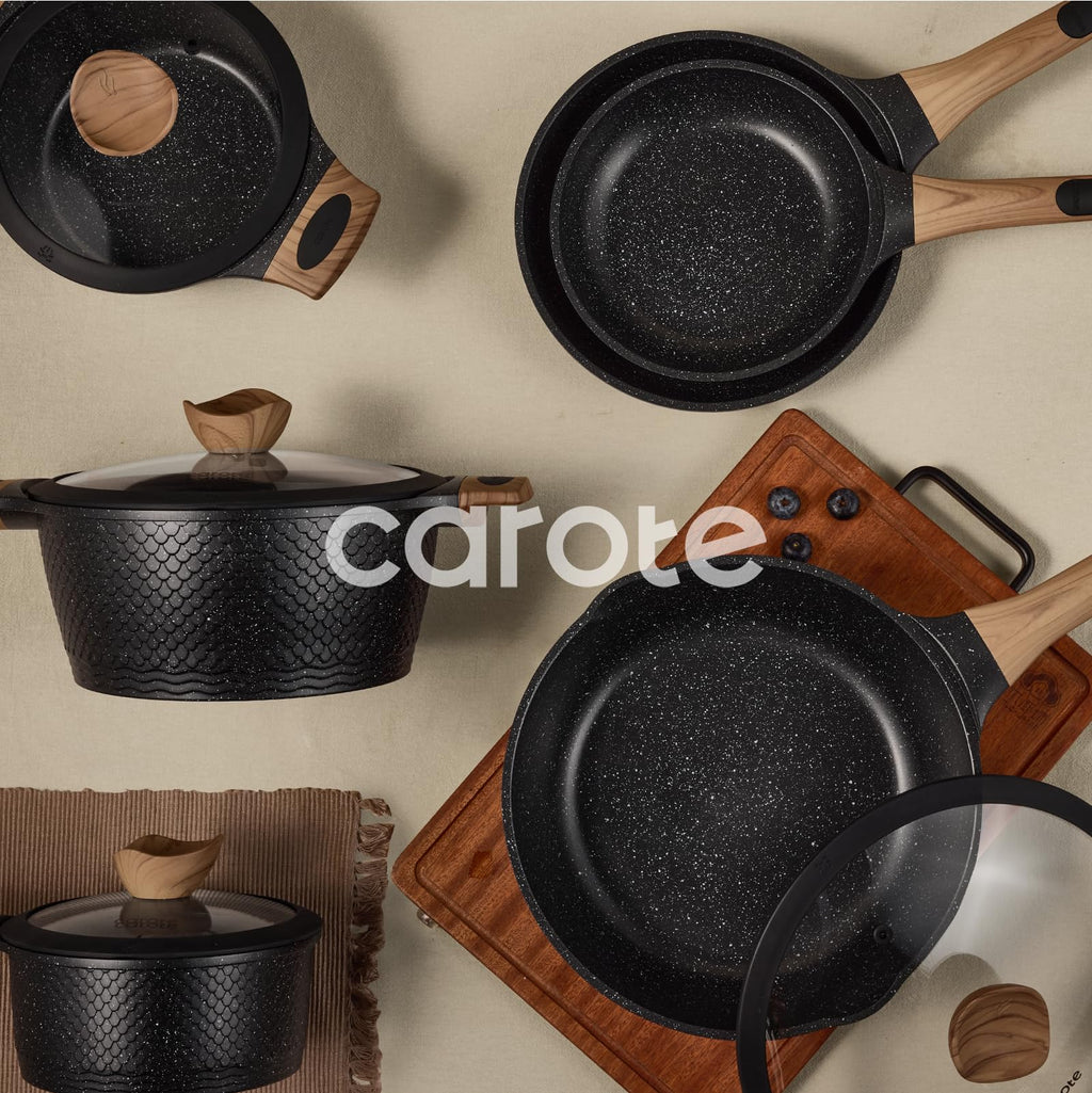 CAROTE Nonstick Pots & Pans Cookware Set