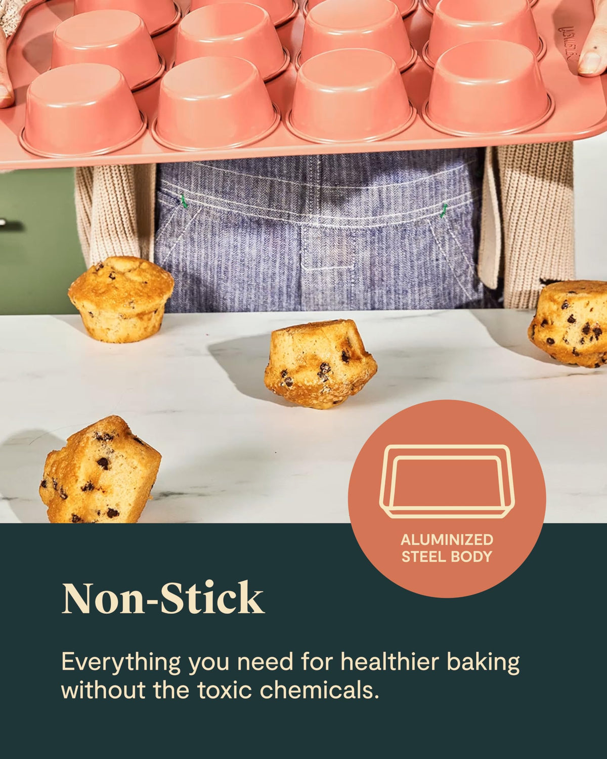 Caraway Nonstick Ceramic-Coated Bakeware Set for Baking