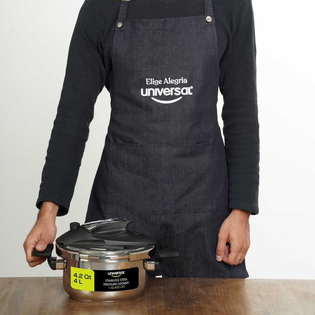 Universal Stainless Steel Pressure Cooker with Glass Lid