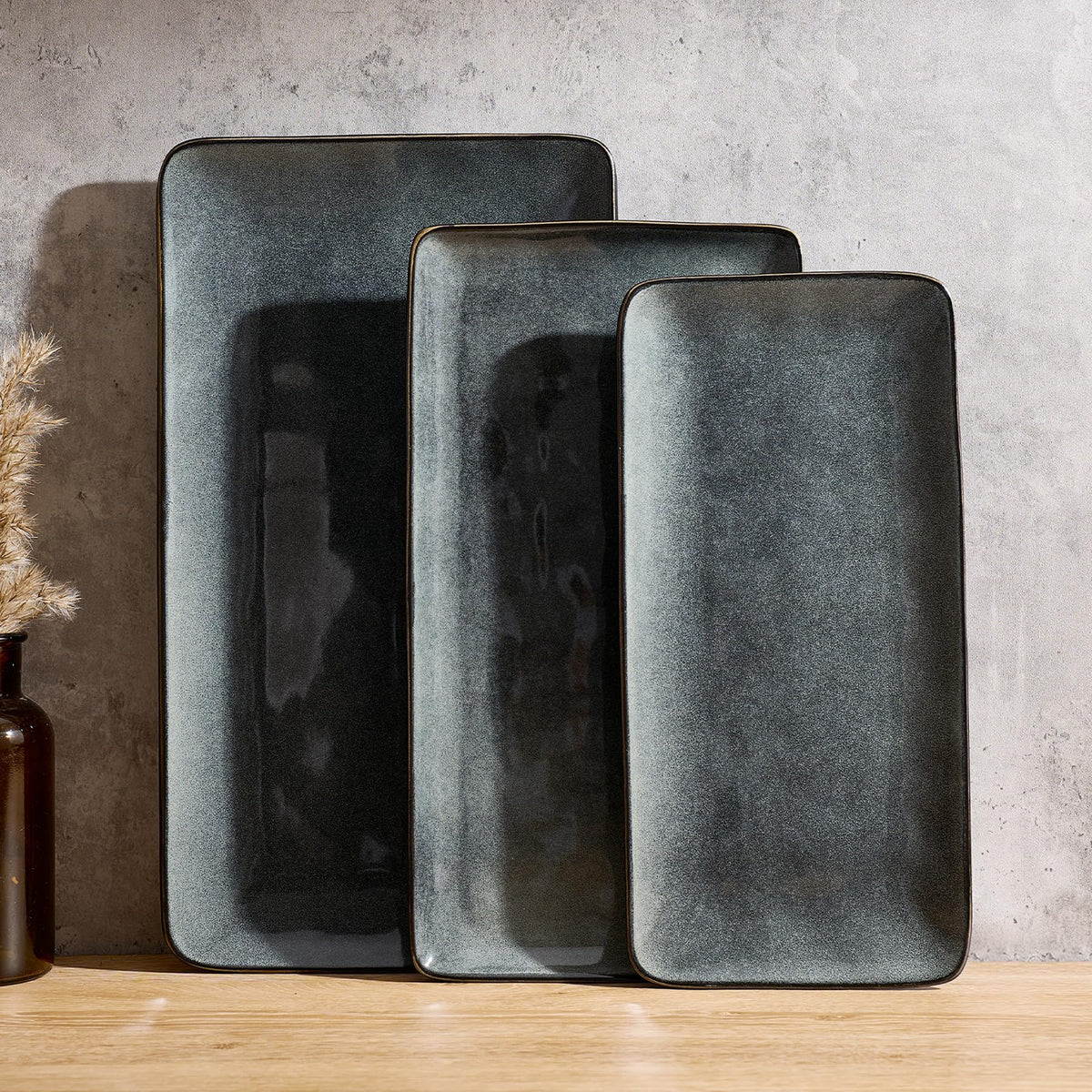 famiware Serving Platter, Ocean Rectangular Serving Dishes Serving Trays